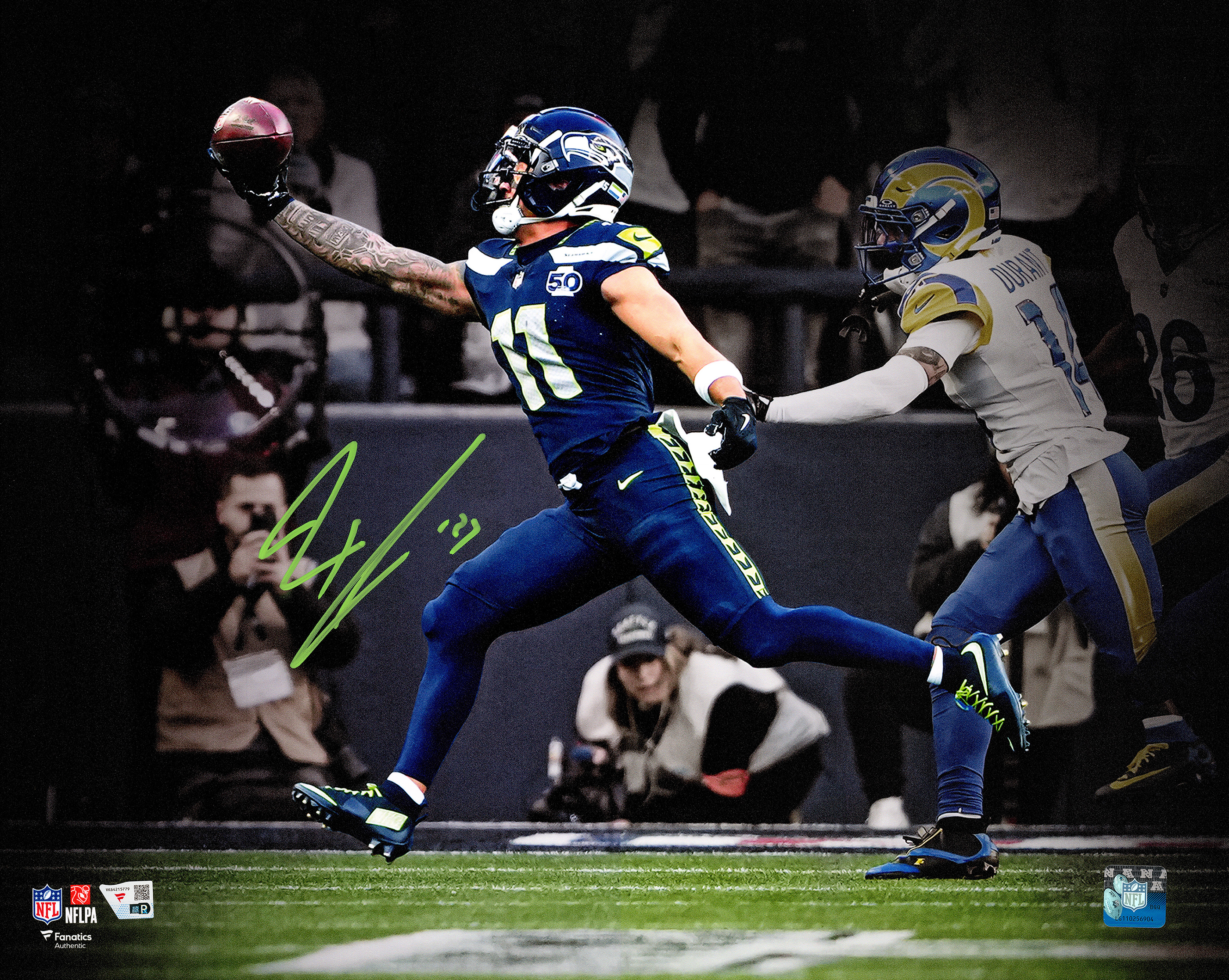 Russell Wilson Autographed Limited Edition Super Bowl Leather