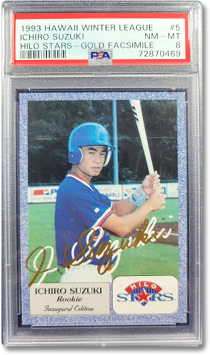 PSA Graded 8 1993 Hawaii Winter League Ichiro Suzuki Card